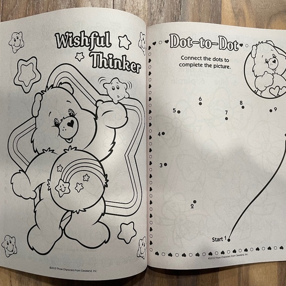 New Set of 3 Care Bear Activity/Coloring Books - Picture 16 of 16
